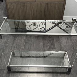 Modern Acrylic Console Table – Like New