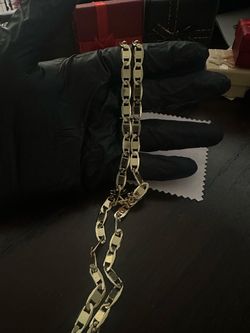Gold plated mariner chain