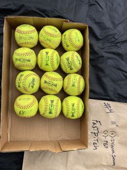 11” Rawlings Dream Seam Fastpitch Softballs 