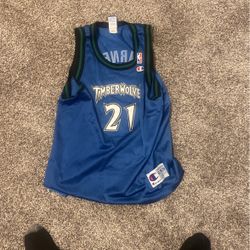 Kevin Garnett Retro Wolves Jersey 