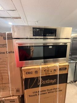 Bosch Built In Microwave Speed Convection Oven 30”Inch  Stainless Steel  New