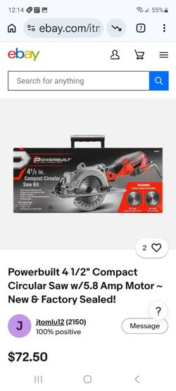 4 1/2 in compact circular saw