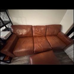 Genuine Leather Sofa 