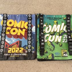 Comic-Con Large Reusable Bag, Reusable Backpack, 2022 & 2023 Comic-Con Swag Bags, Anime Japan