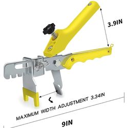 Tile Leveling System with Plier - 1200-Piece Spacers Clips and 300-Piece