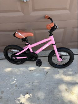 Joystar BMX. 14” Wheels. Steel. Light-up TRAINING WHEELS if needed.