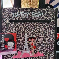 Betty Boop Leopard Tote Bag