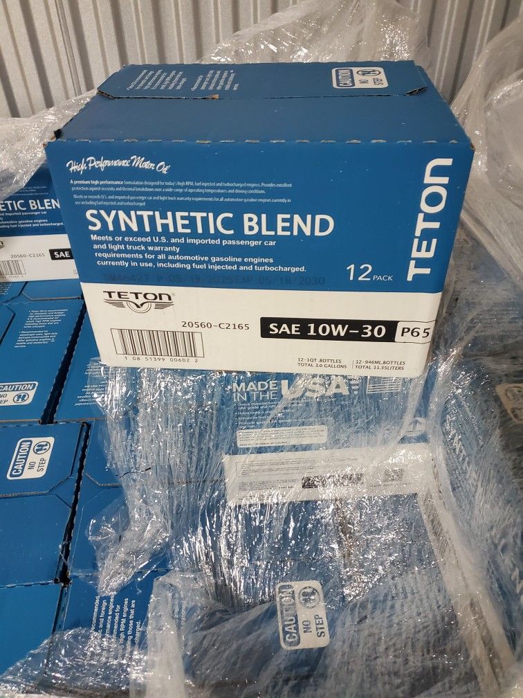 Special Special $38 Only Synthetic Blend Oil Case 12QT
