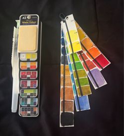 Superior 42 watercolor fan palette