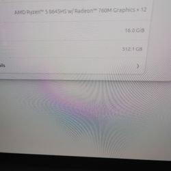 Gaming Laptop RTX 3050 RYZEN 5 Like New 