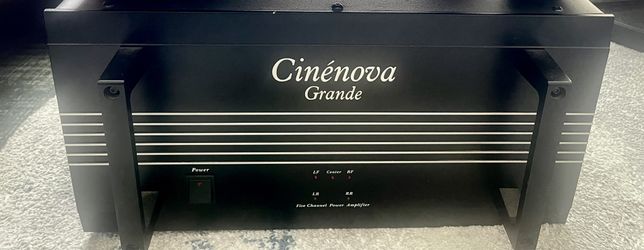 Earthquake Cinenova Grande 5 x 300 RMS at 8 Ohms Audiophile Home Theater Amplifier XLR Inputs