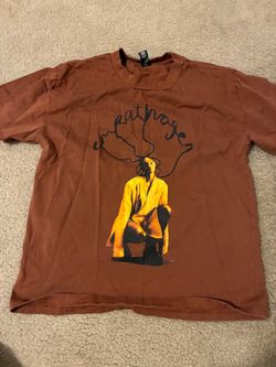 Rust Brown Graphic T-Shirt