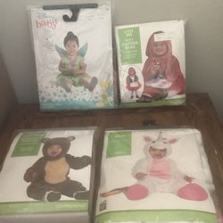 Halloween Costumes For Infants And Toddlers, Disney, Little Red Riding Hood, Teddy Bear & Unicorn / 1 New 1 Disney 18-24 Mos PENDING 