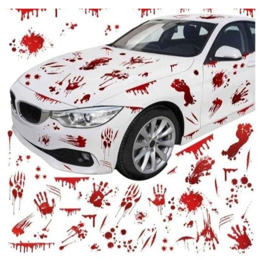 Bloody Footprints Floor Stickers