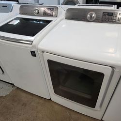 Samsung Top Loading Washer And Gas Dryer Set 