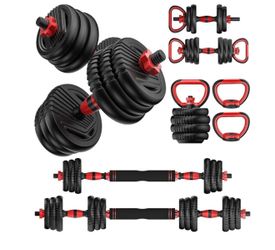 Adjustable Dumbbells, 20/30/45/70/90lbs Free Weight Set with Connector,5 in1 Dumbbells Set Used as Barbell, Kettlebells, Push up Stand,Fitness Exercis