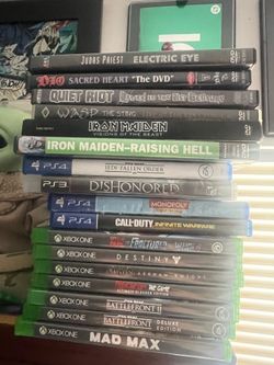 Games and DVDs each $10