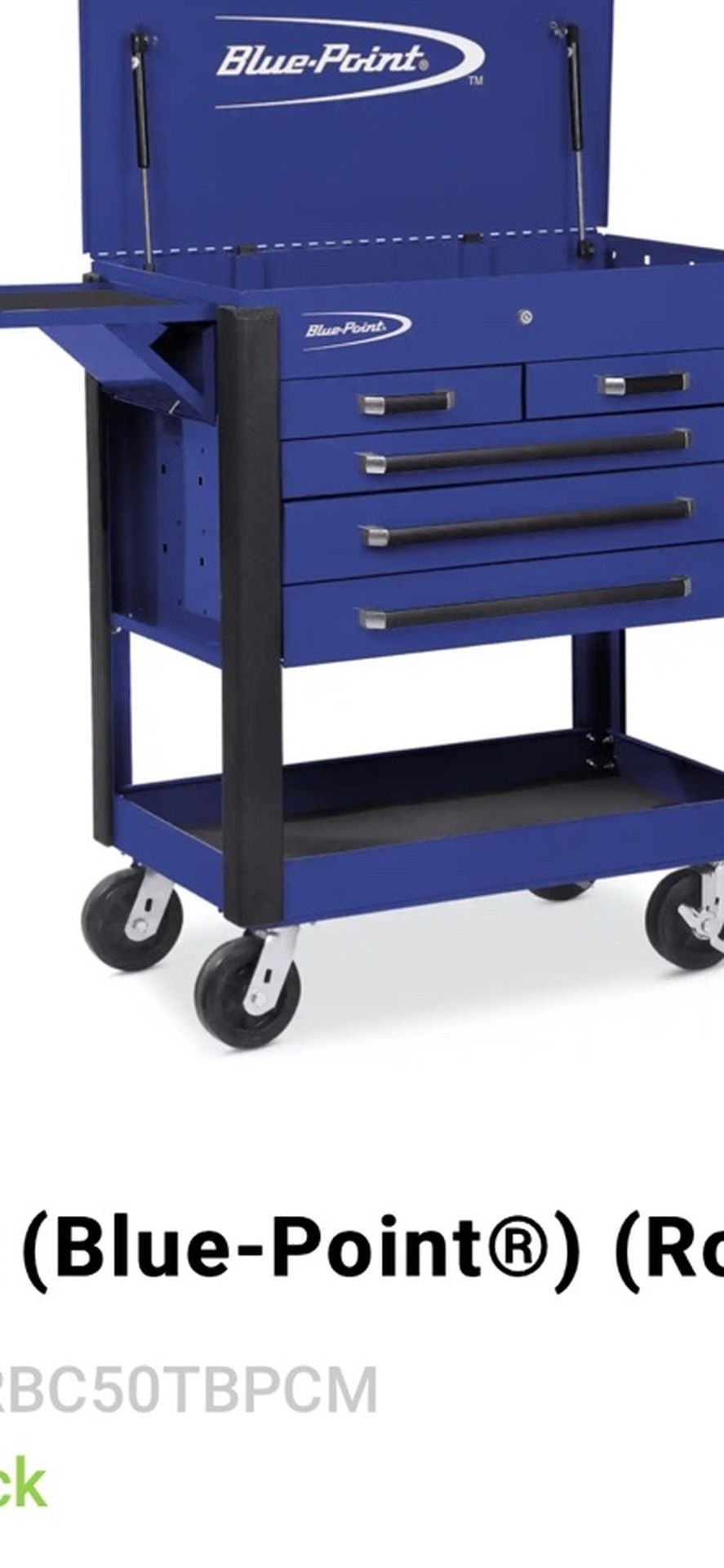 Bluepoint tool cart Five drawer Royal blue