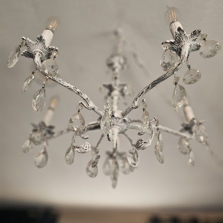 Beautiful Antique Metal Chandelier Loght