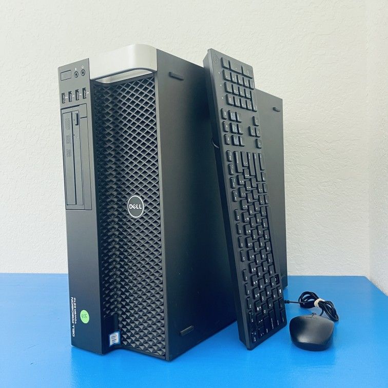 Dell Precision T5810 / 14-Core 2.40GHz Xeon / 64GB DDR4 / NEW 512GB NVMe SSD + 3TB HDD / 4GB NVidia K2200 / Win 11 Pro