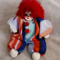 Clown Doll.  Vintage Q-Tee Clowns 1980's