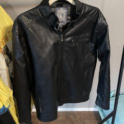 Leather Jacket Size m