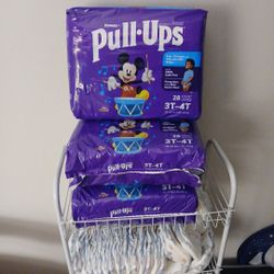 Boys Pull Ups Size 3t-4t 