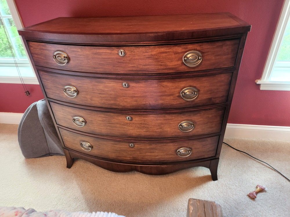 Ethan Allen Bow Front Chest/dresser for Sale in Melbourne, FL OfferUp