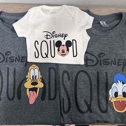 Disney squad custom t shirts