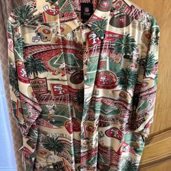 SF 49ers Hawaiian Shirt 