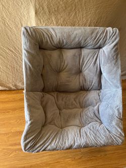 Grey folding chair