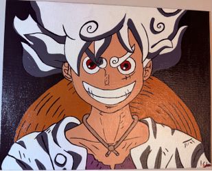 Luffy painting