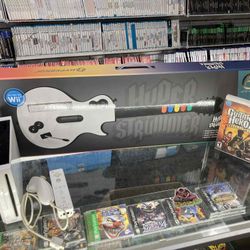Nintendo Wii Bundle With Guitar Hero 3 Or World Tour $200 Gamehogs 11am-7pm