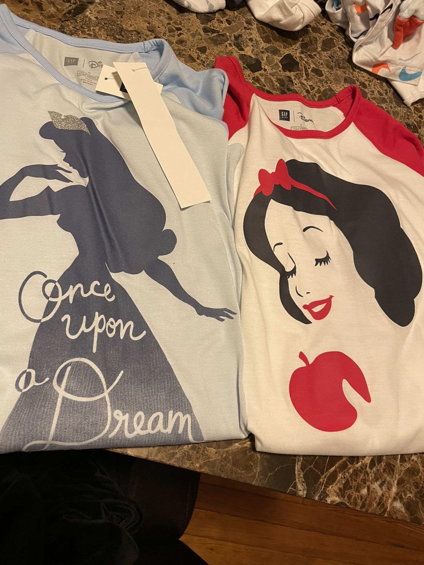 Two Girls Size 10/12 Disney Nightgowns