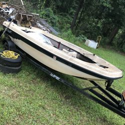 16 Ft Tide Craft Boat And Trailer