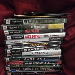 PlayStation 2 Game Lot – 19 Games Total – $65 OBO