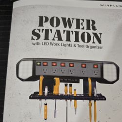 Power Station With Two LED Work Lights - New