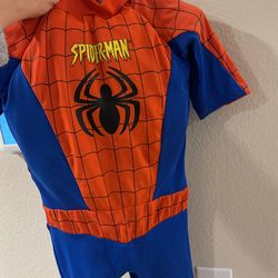 30 - 50 Lbs Boys Floatie Spider-Man Swimsuit