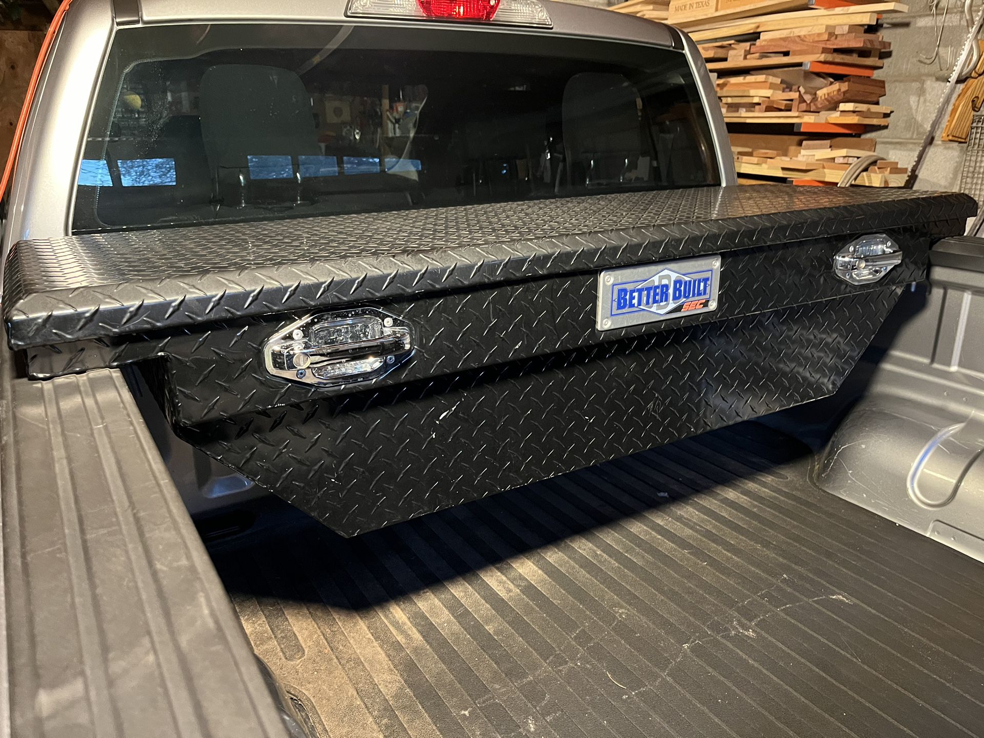 Tool Box. Better Built SEC Tool Box To Fit Across Pick-up Truck Bed.  