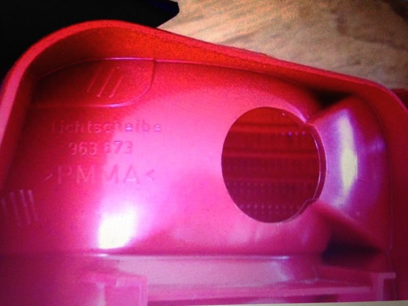 Volkswagon Bora Tailights Magic Color Pair 11/98 Hella