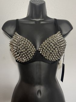 Spiked Bustier Bra