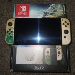 Nintendo Switch OLED The Legend Of Zelda Tears Of The Kingdom Like New