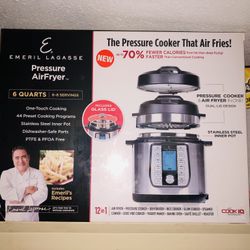 Pressure Cooker + Air Fryer by Emeril Lagasse 