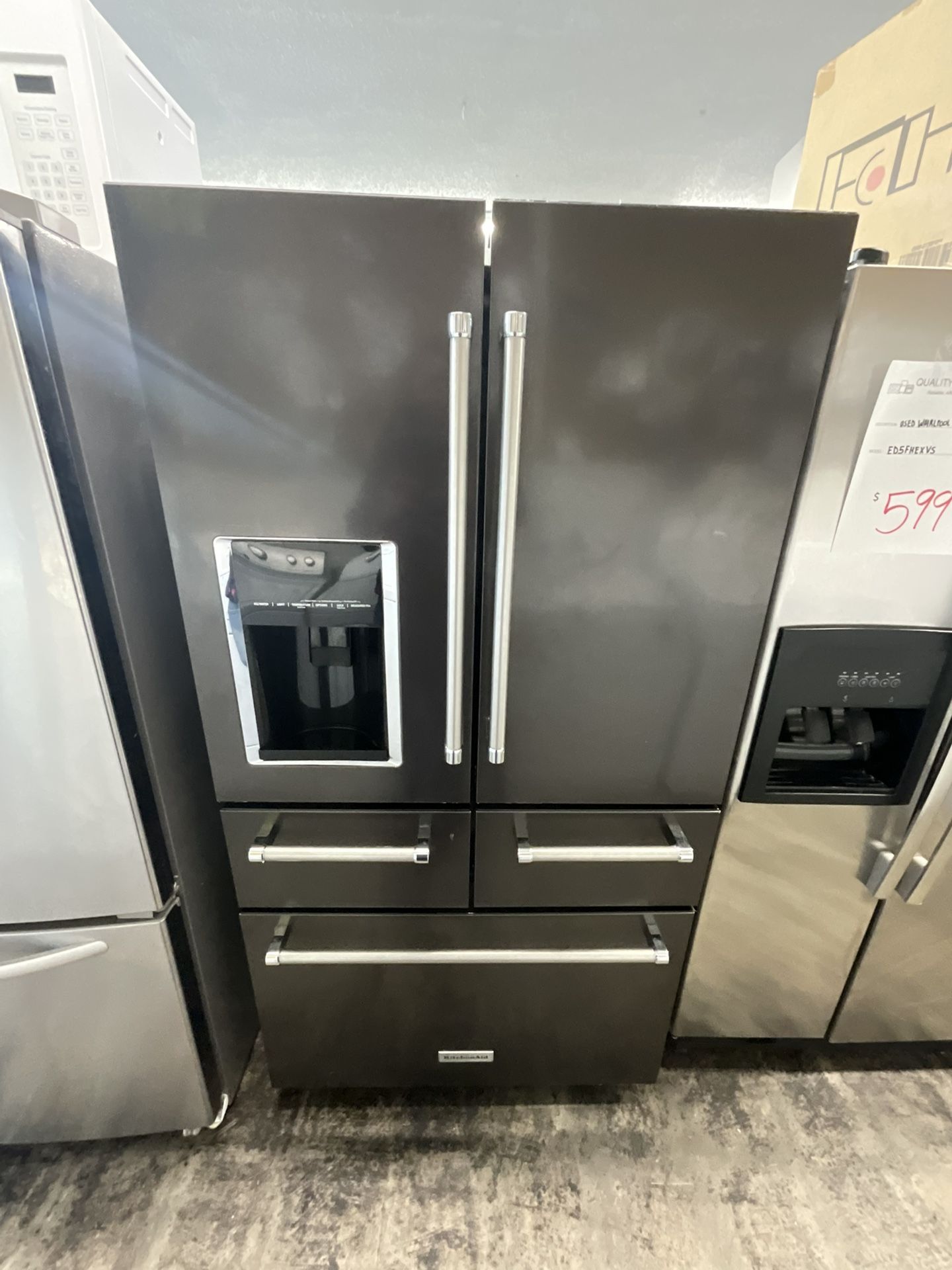 25.8 Cu Ft KitchenAid French Door Refrigerator with Platinum Interior