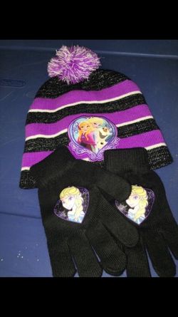 Elsa Gloves and Hat Set