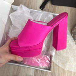 Pink Platform Heels