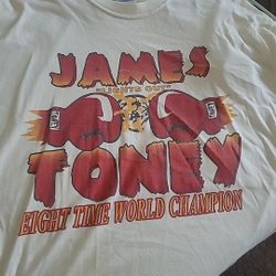 Vintage James Toney Lights Out XL Shirt 