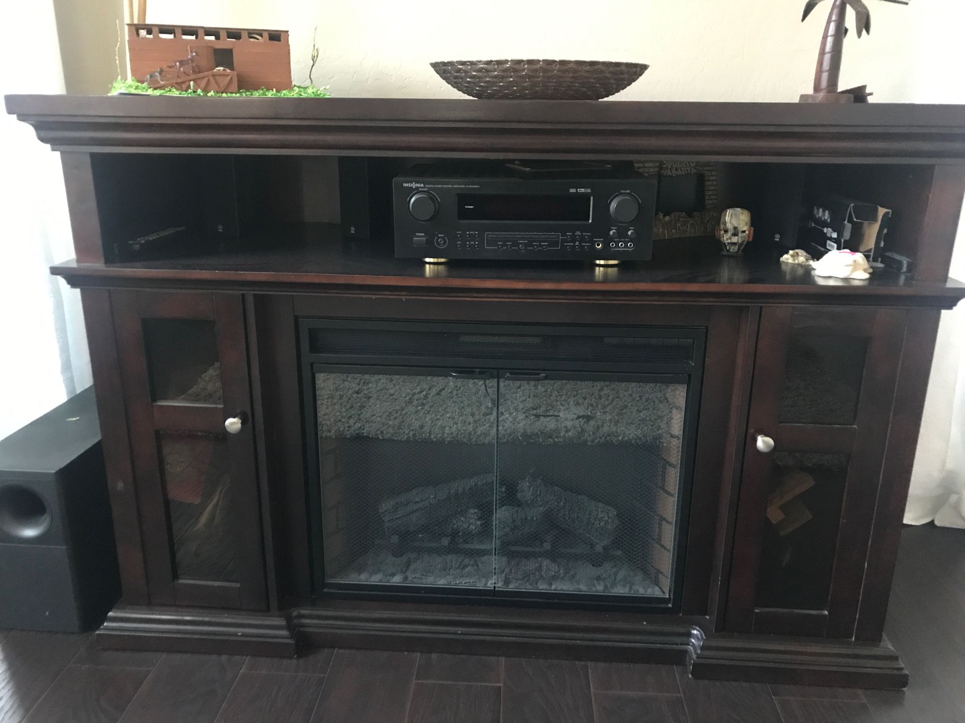 Electric heated chimney