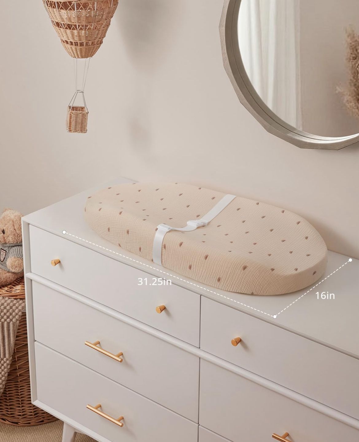 NEW - Muslin Baby Changing Pad