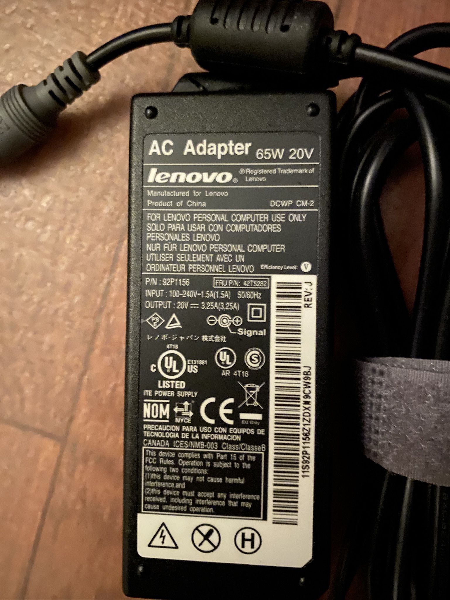 Lenovo Ac Adapter - Charger